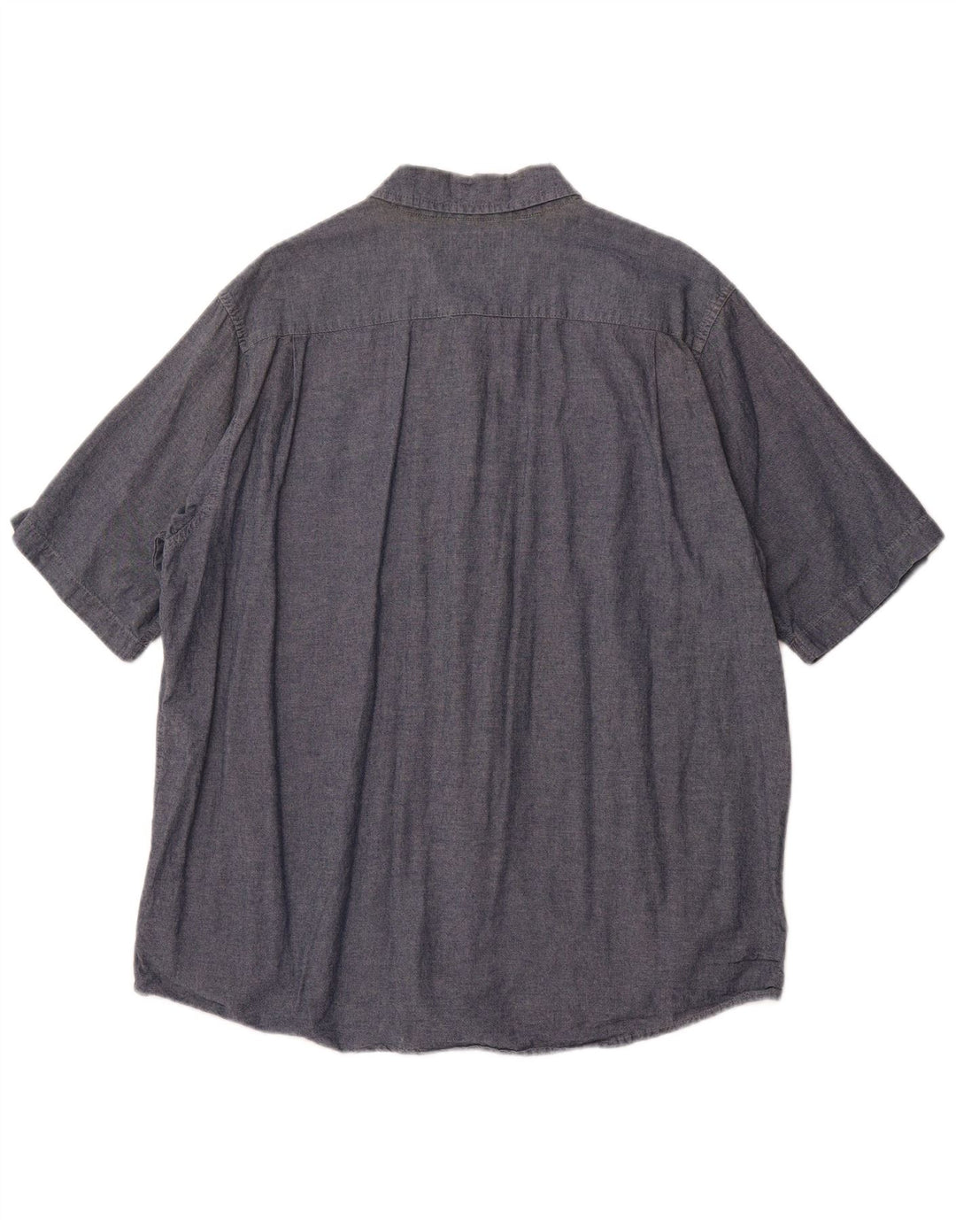 WRANGLER Kortærmet Herreskjorte 2XL Blå Bomuld