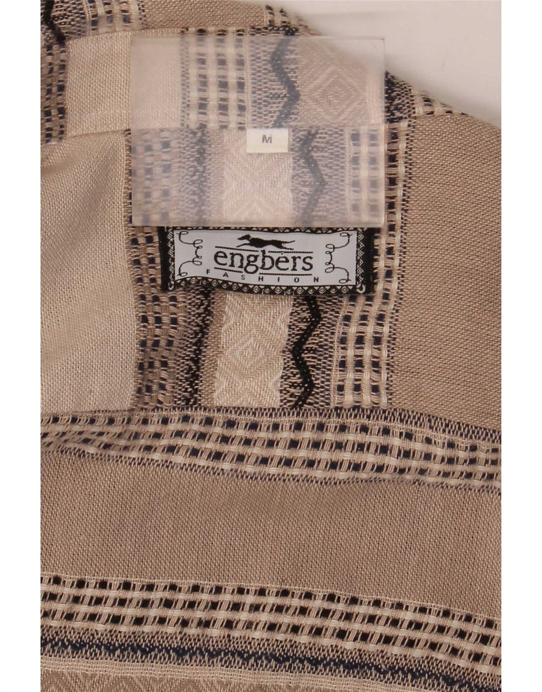 Engbers Herreskjorte Medium Beige Stribet