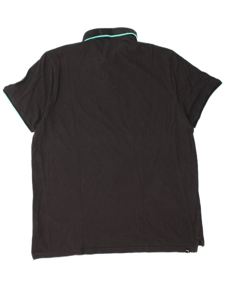 PUMA Polo shirt til mænd 2XL sort bomuld