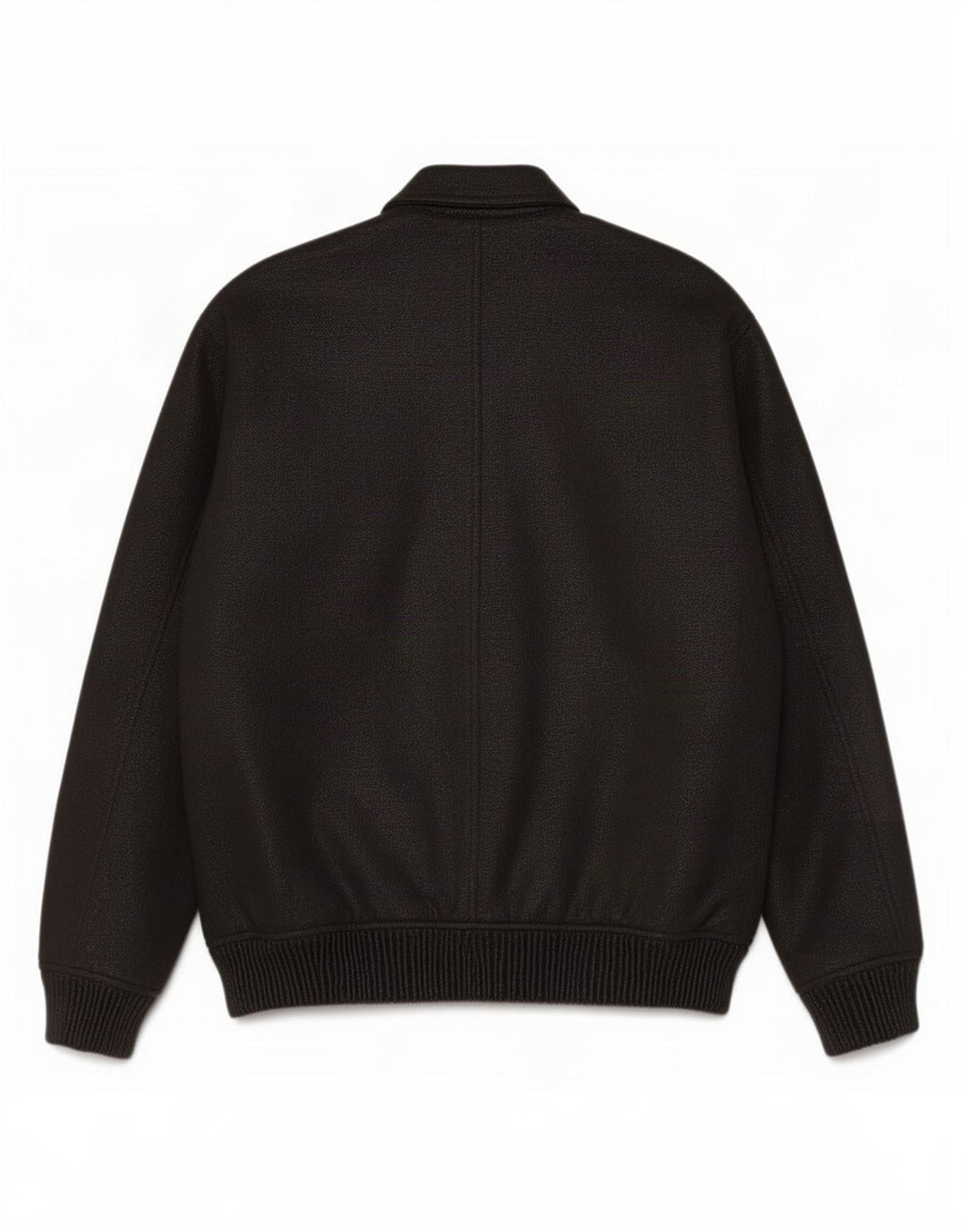 Zara Bomber Jacket UK 40 Large Black Flecked Polyester