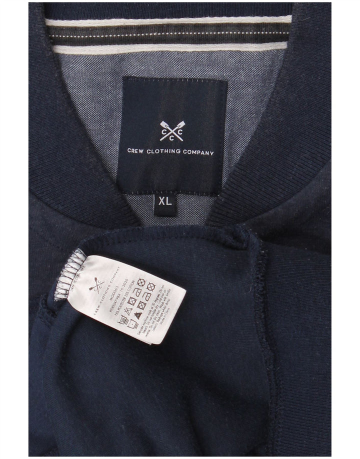 Crew Clothing Herre træningsdragt Topjakke XL Marineblå Polyester