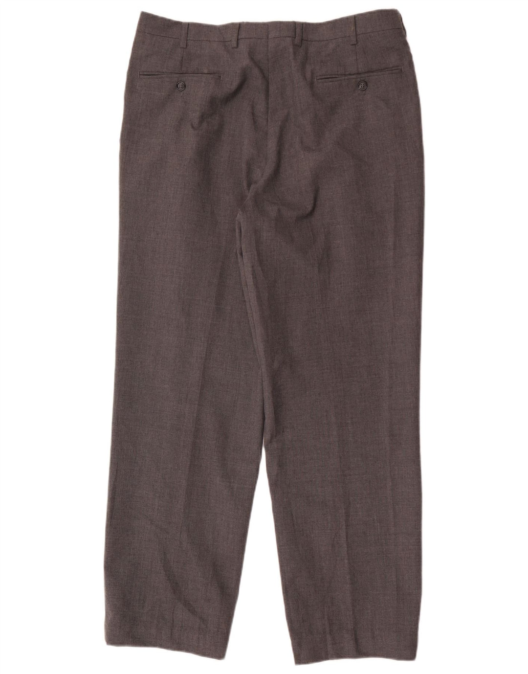 Yves Saint Laurent Herre lige jakkesæt bukser W36 L30 Grå polyester