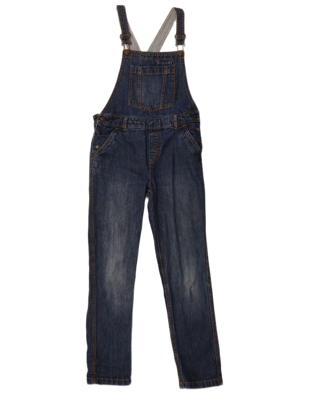 FAT FACE Piger Dungarees Jeans 10-11 år W28 L26 Blå Bomuld