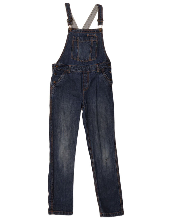 FAT FACE Piger Dungarees Jeans 10-11 år W28 L26 Blå Bomuld