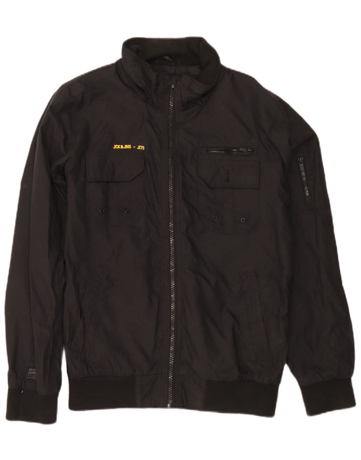 Jack & Jones Bomberjakke til mænd UK 38 Medium Sort Nylon