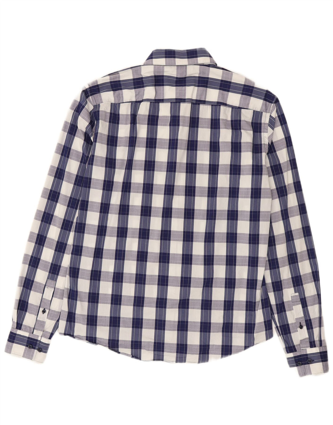 Hugo Boss Herre Slim Fit Skjorte Størrelse 40 15 3/4 Medium Blue Check