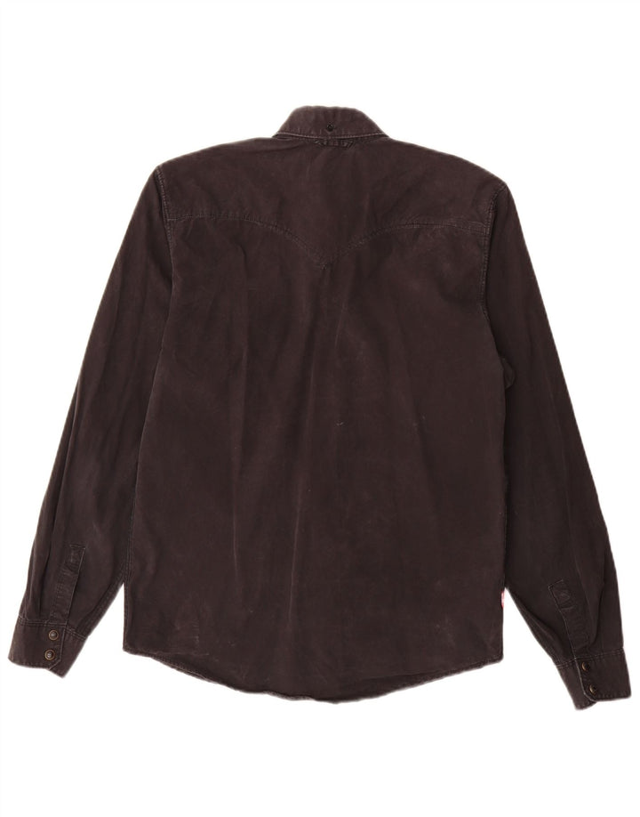 Levi Strauss & Co herreskjorte lille sort bomuld