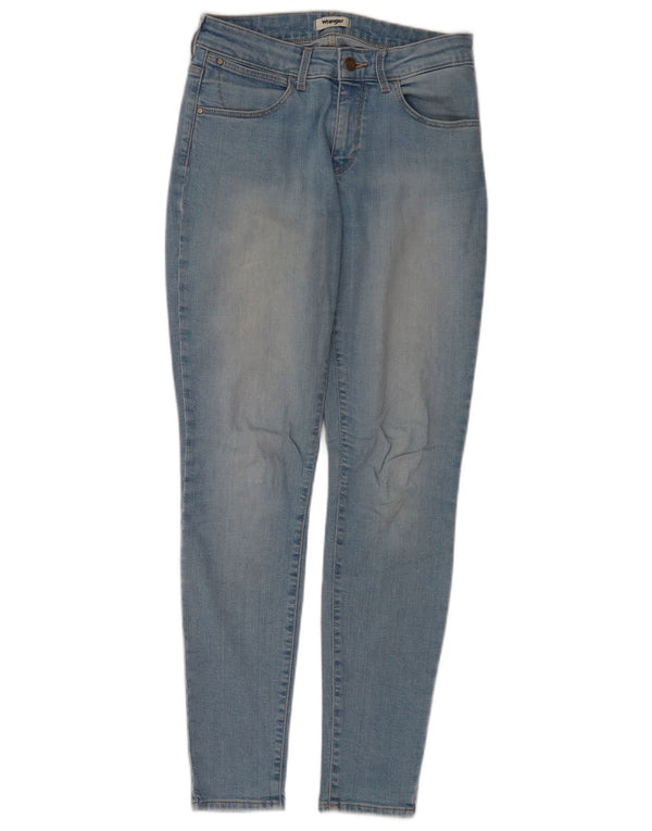 Wrangler Dame Skinny Jeans W28 L32 Blå Bomuld