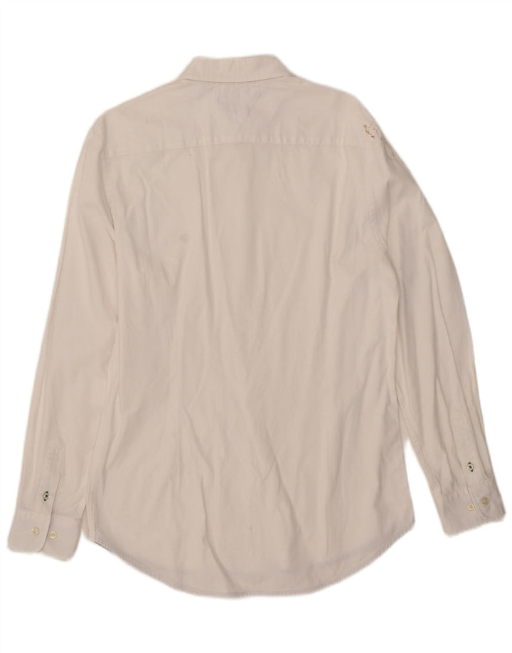 Tommy Hilfiger Herre Slim Fit skjorte Medium White