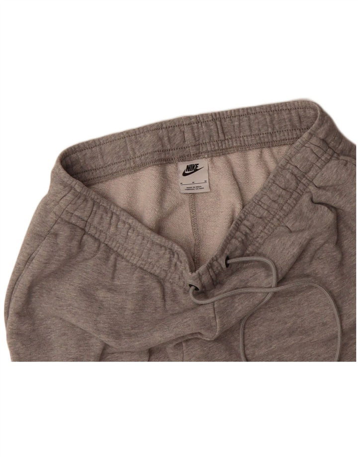 NIKE Mens Tracksuit Trousers Joggers Medium  Grey Cotton