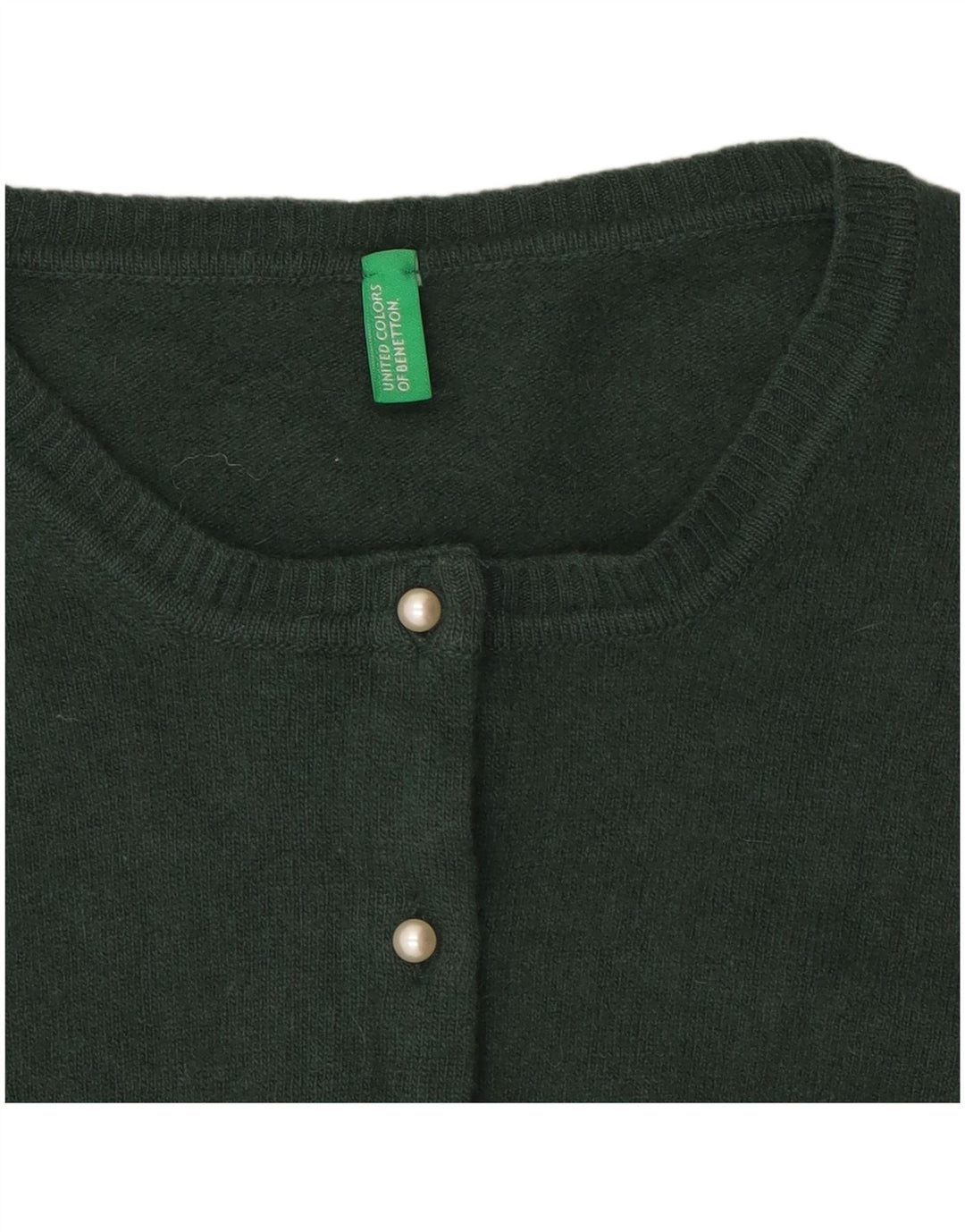 Benetton Girls Cardigan Sweater 7-8 år Grøn