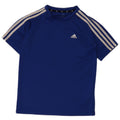 ADIDAS Boys Aeroready T-Shirt Top 13-14 År Blå Polyester