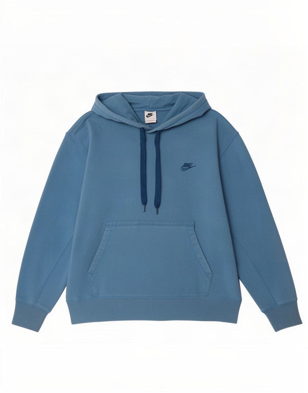 Nike hættetrøje til mænd XL blå bomuld