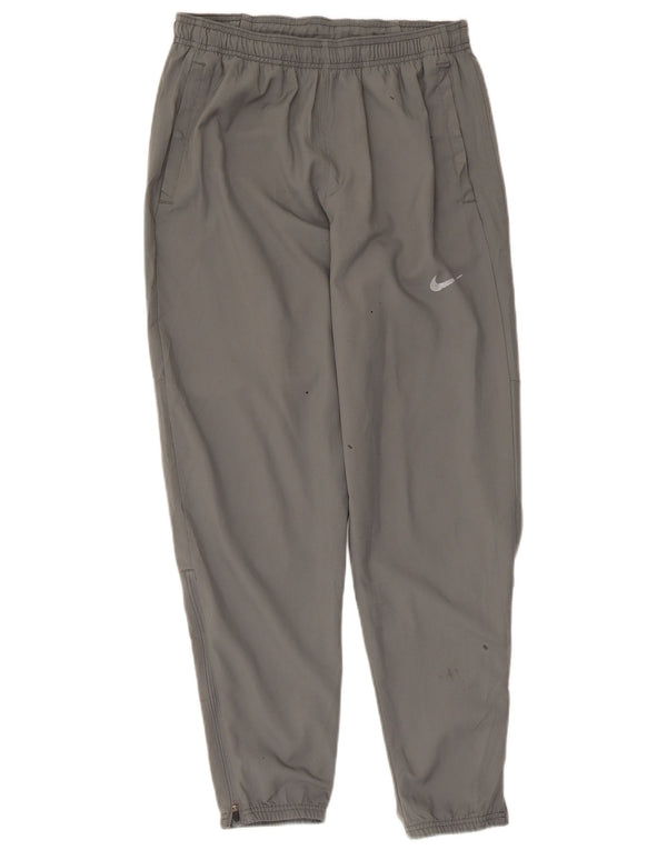 Nike Herre Dri Fit træningsdragt Bukser Joggers Små grå polyester