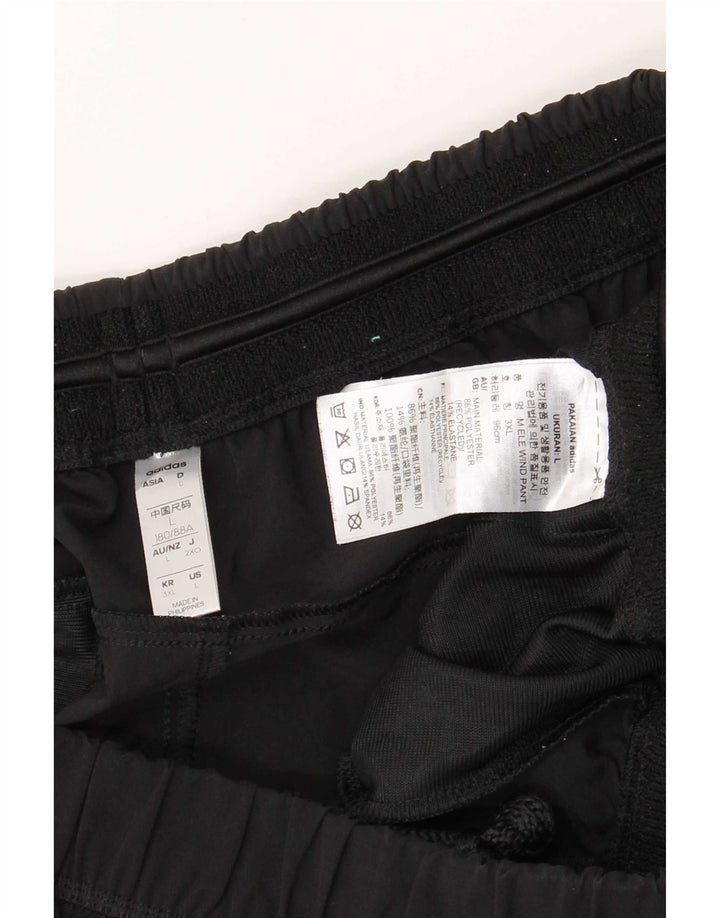 Adidas Træningsdragtsbukser til mænd Stor sort polyester