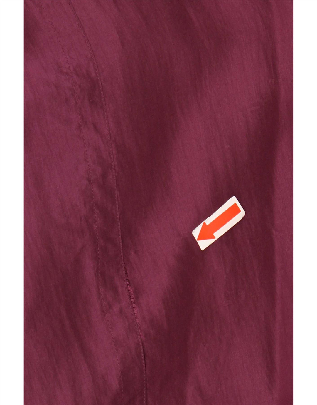 Smooth Mens Bomber Jacket IT 56 3XL Red Colourblock Silk
