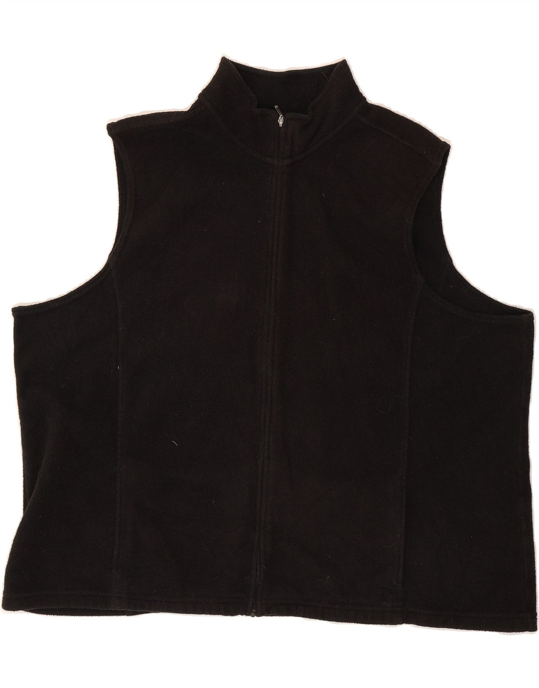 L.L.BEAN Womens Fleece Gilet UK 22 3XL Black Polyester Vintage L.L.Bean and Second-Hand L.L.Bean from Messina Hembry 