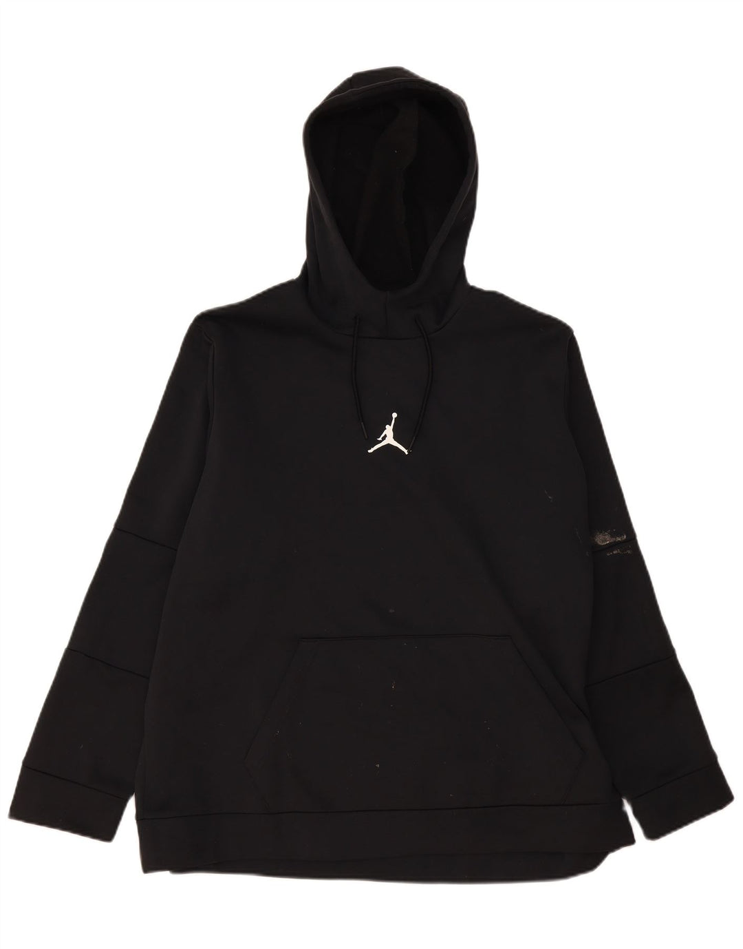Jordan Herre Grafisk Standard Fit Hættetrøje Jumper 2XL Sort Polyester