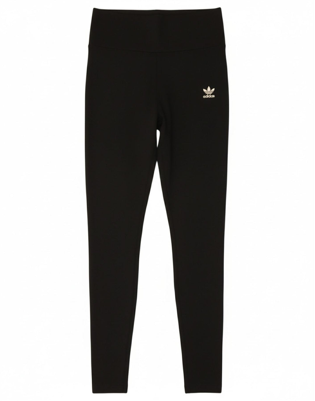 ADIDAS Womens Leggings UK 10 Small  Black Polyester