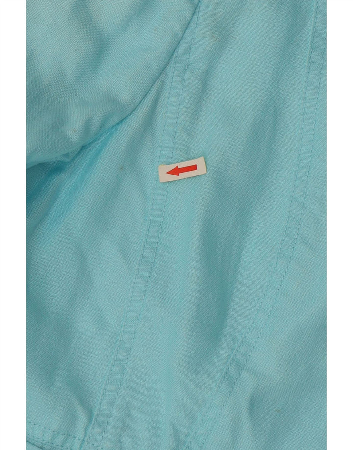 Per Una Dame 4 Button Blazer Jacket UK 18 XL Blå Linned