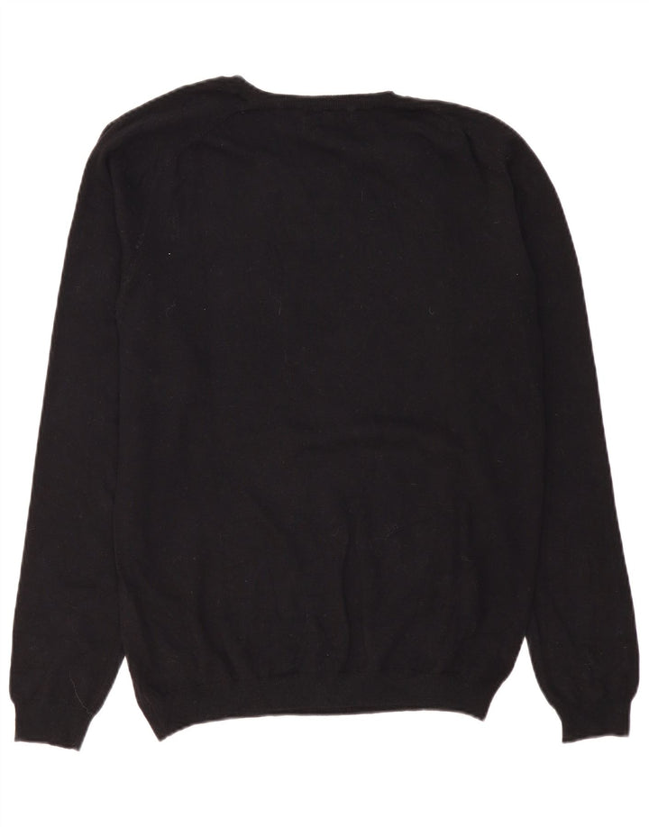 Gaudi Dame Boat Neck Jumper Sweater UK 16 Stor Sort Polyamid