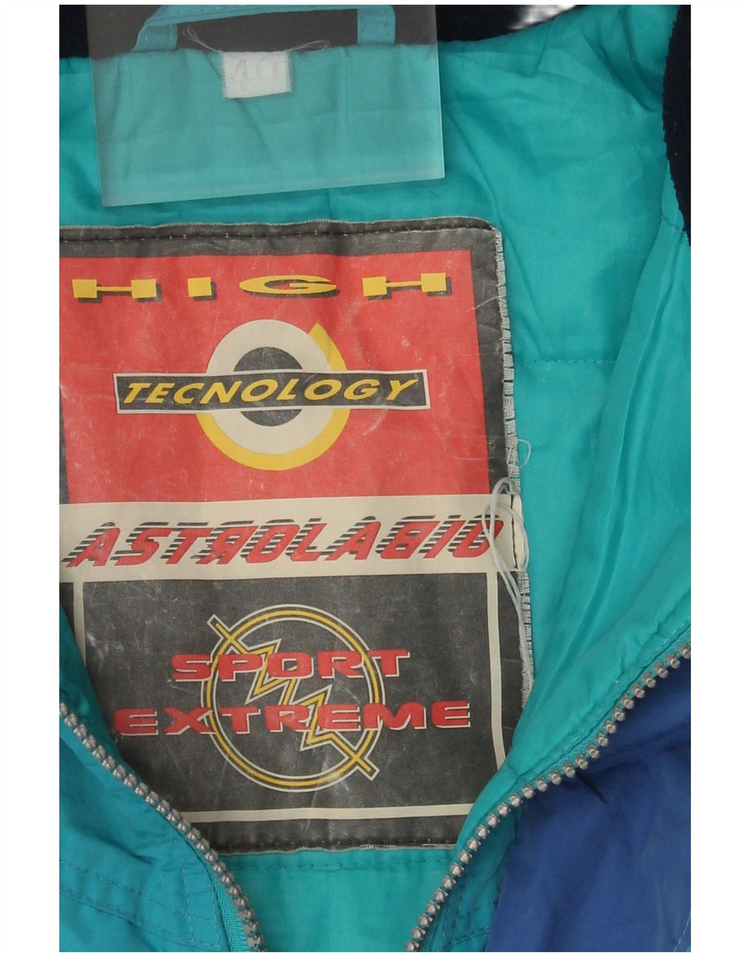 Astrolabio Herre Skijakke UK 40 Large Blue Colourblock