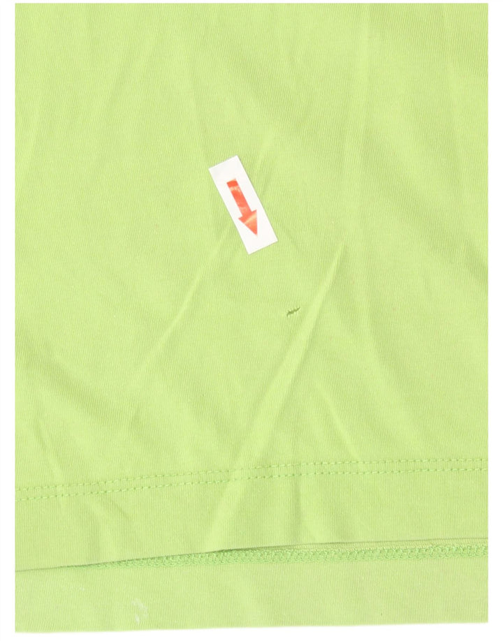 Champion Herre Grafisk T-Shirt Top Medium Grøn