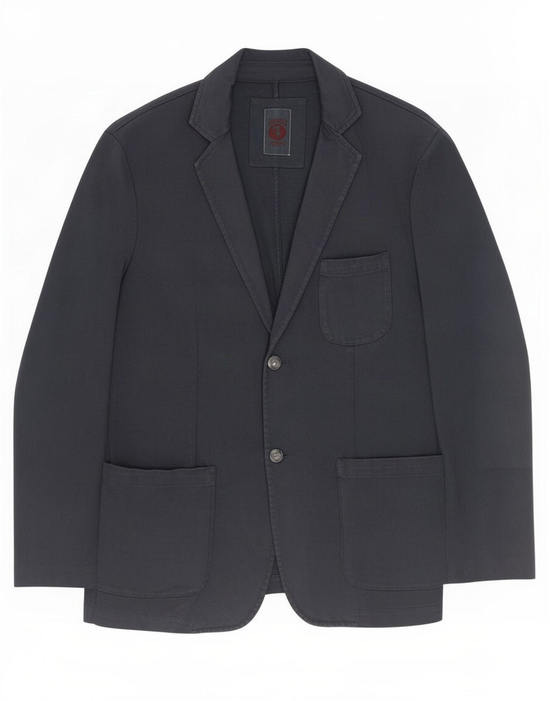 Trussardi Herre 2-knaps blazerjakke EU 52 XL Marineblå Bomuld