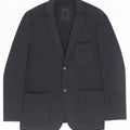 Trussardi Herre 2-knaps blazerjakke EU 52 XL Marineblå Bomuld