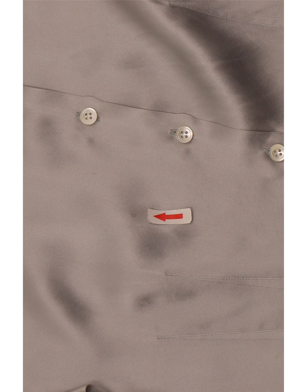 Cacharel Dame Skjorte Bluse IT 42 Medium Grå Silke