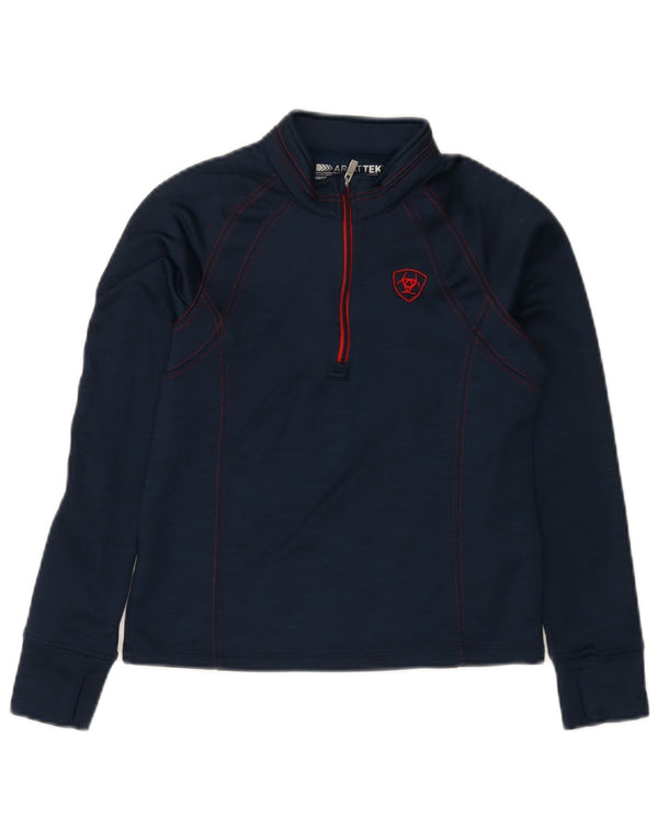 ARIAT Drenge Grafisk Pullover Træningsdragt Top 9-10 år Medium Navy Blue