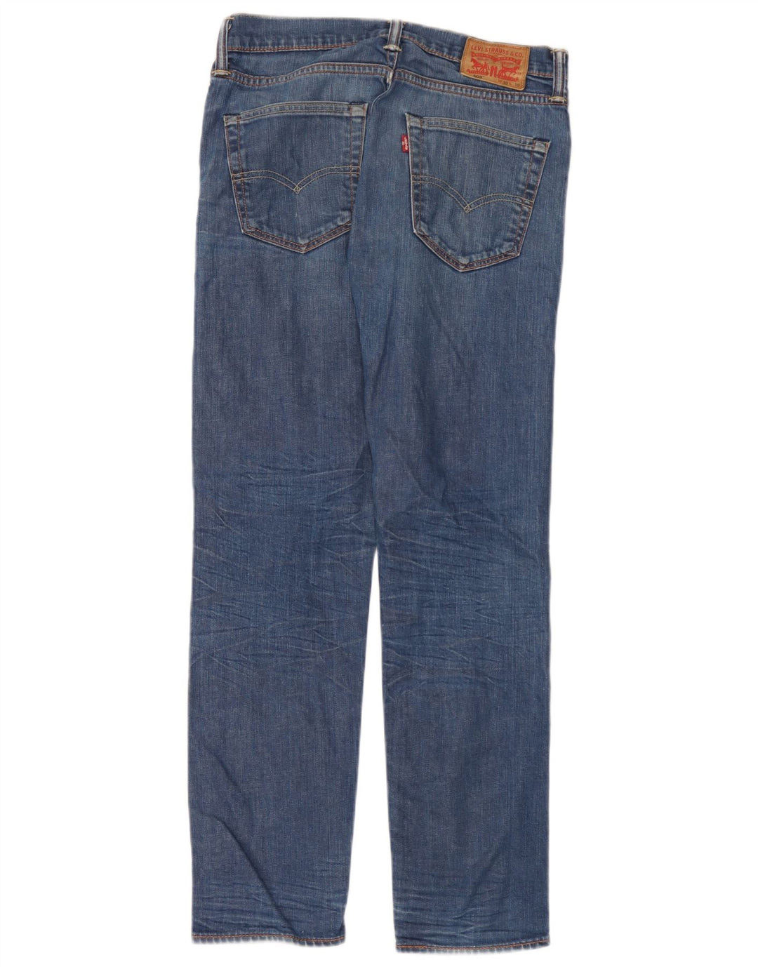 Levi's Herre 508 Straight Jeans W30 L30 Blå Bomuld