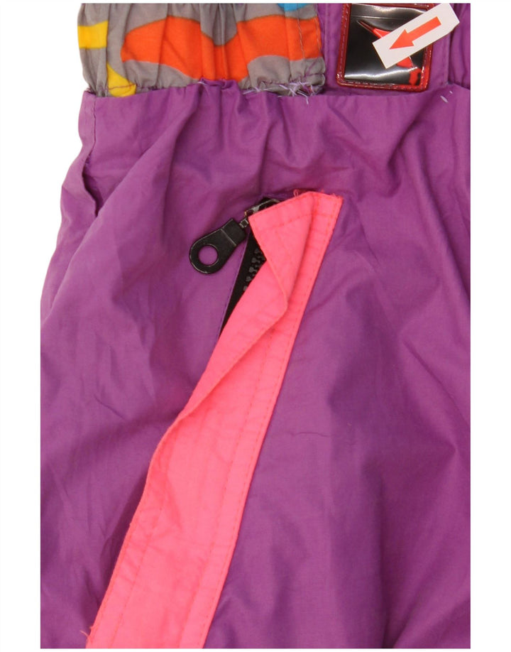 Diadora Dame Hætte Oversized Ski Jumpsuit UK 14 Medium Lilla Polyester
