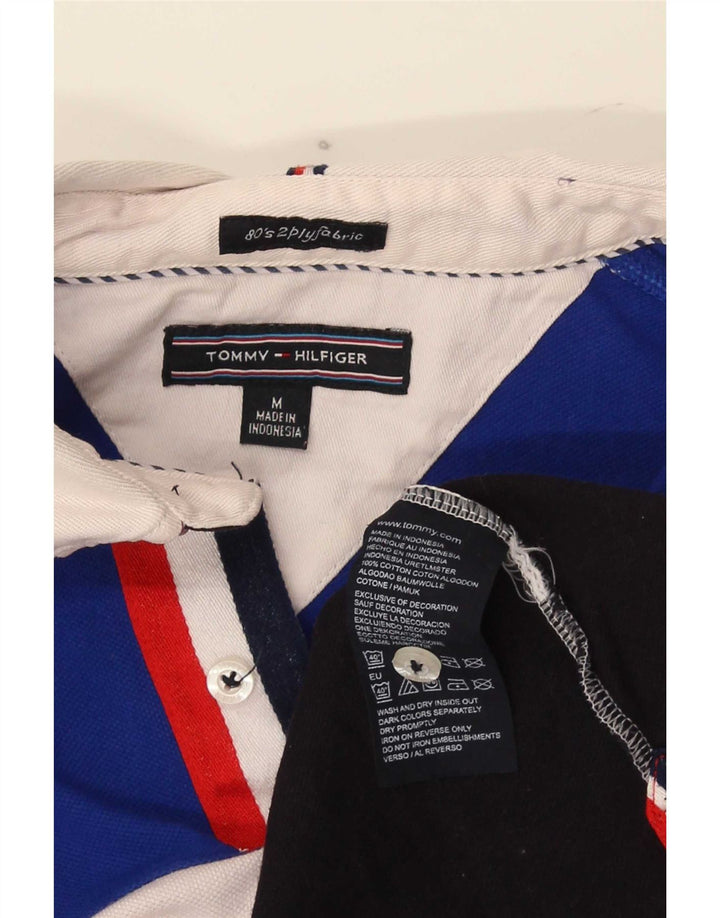 Tommy Hilfiger Herre Grafisk Rugby Polo Shirt Medium Flerfarvet