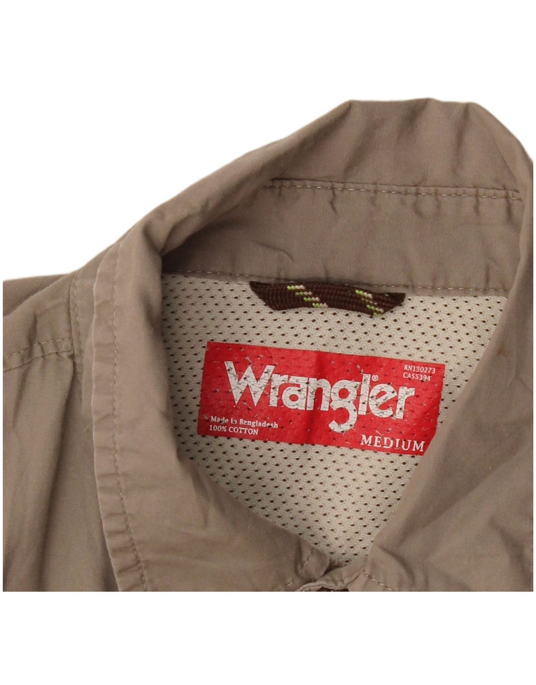 Wrangler Herreskjorte Medium Khaki Bomuld
