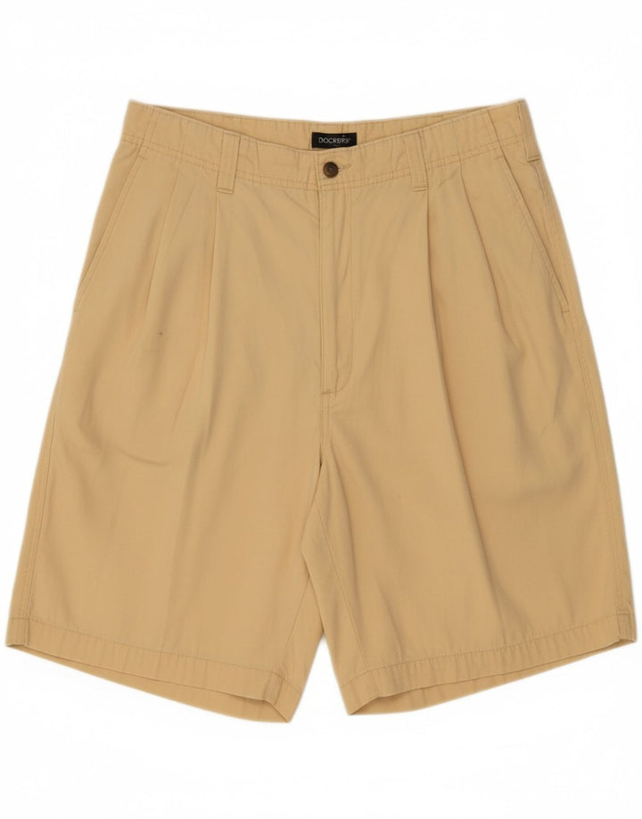 DOCKERS Mens Pegged Chino Shorts W36 Large Beige Cotton Vintage Dockers and Second-Hand Dockers from Messina Hembry 