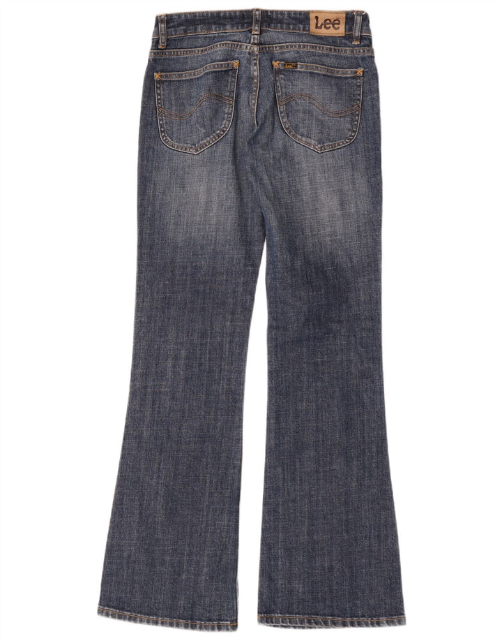 Lee Dame Ryder Flared Jeans US 10 Large W30 L32 Navy Blue