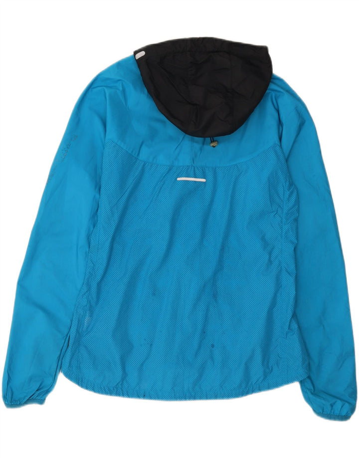 Nike dame træningsdragt med hætte topjakke UK 14 Medium Blue