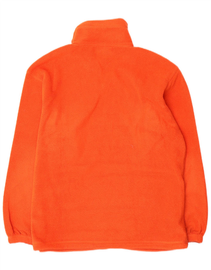 Asics Fleece Jumper med lynlås til mænd Medium Orange Polyester