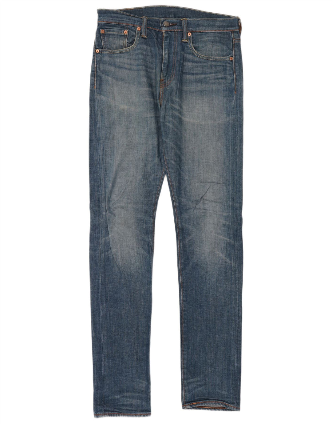Levi's Herre 522 Slim Tapered Jeans W30 L34 Blå Bomuld