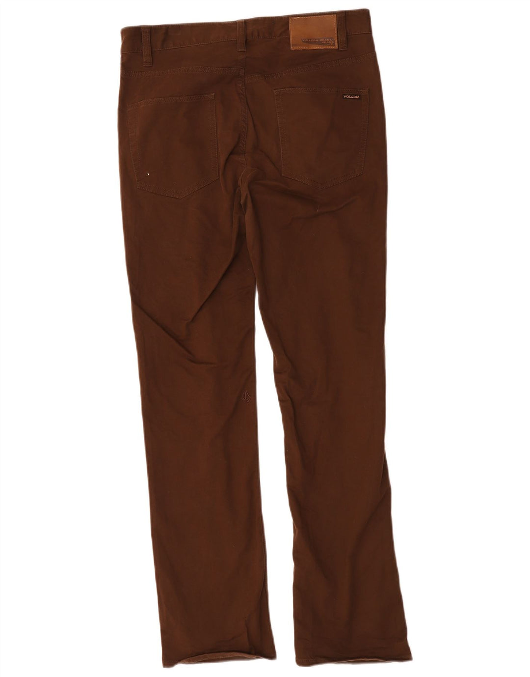 Volcom Herre Solver Straight Casual Bukser W30 L31 Brun Bomuld