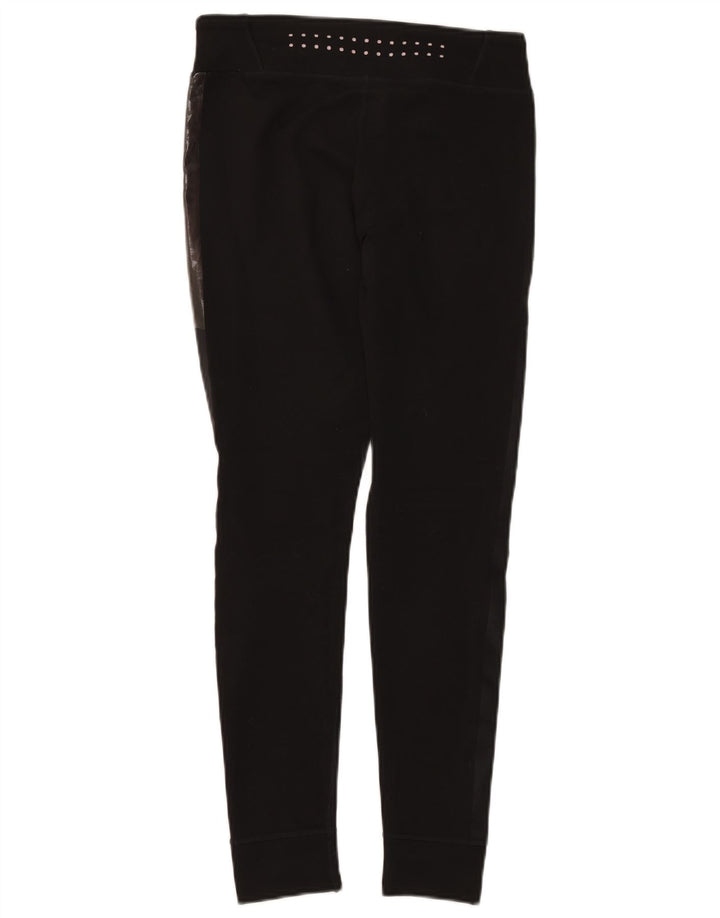 REEBOK Womens Leggings UK 8/10 Small  Black