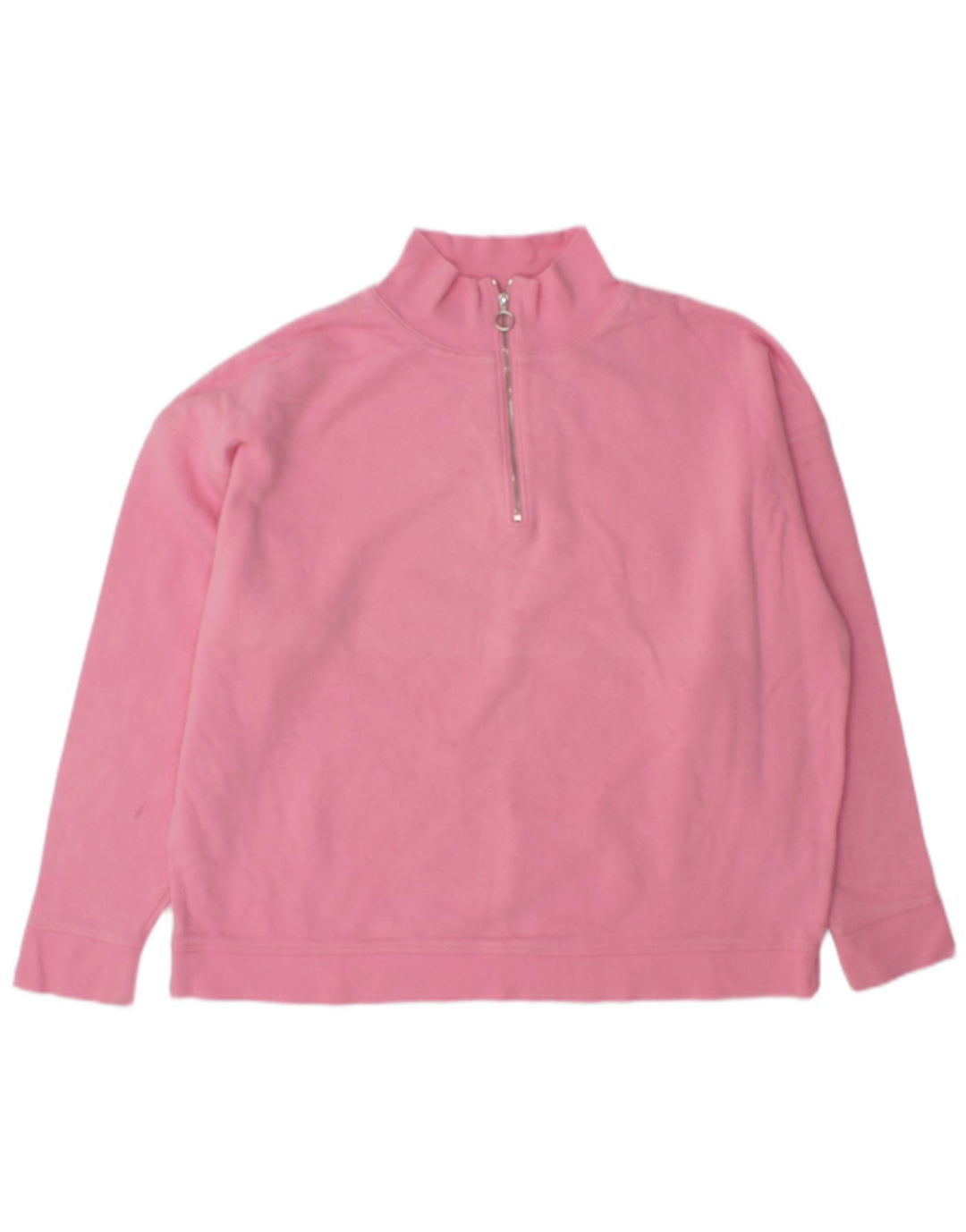 Marks & Spencer Dame Oversized Sweatshirt Jumper UK 14 Large Pink