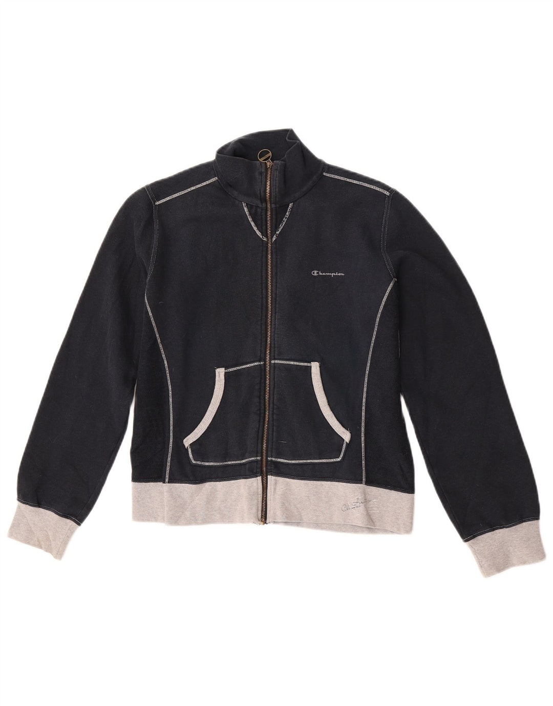Champion Womens træningsdragt Topjakke UK 14 Medium Navy Blue