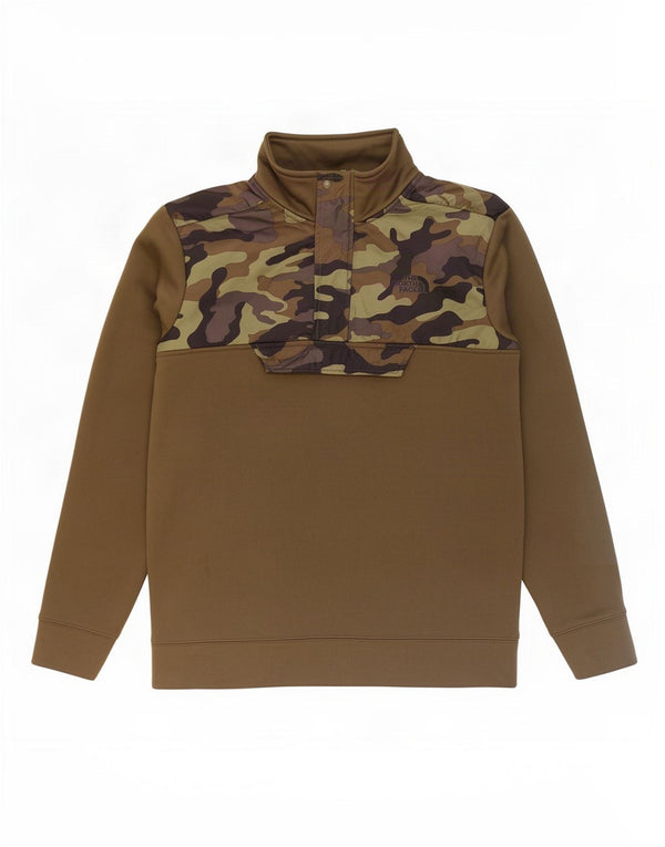 The North Face Boys Sweatshirt Jumper 14-15 år XL Khaki Camouflage