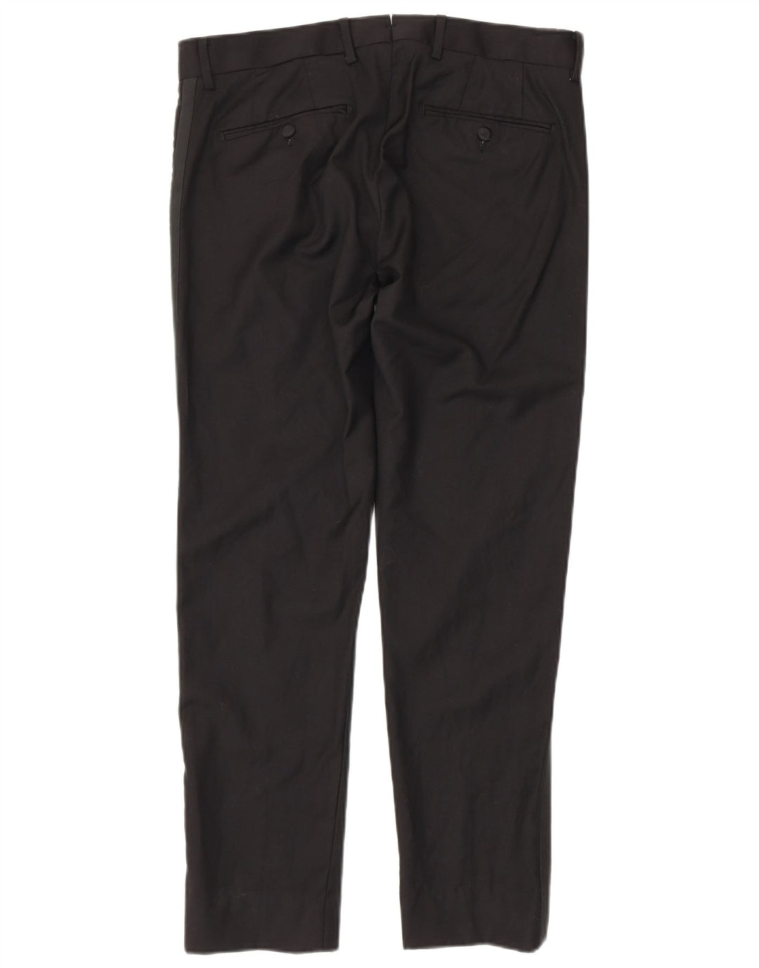 Gutteridge Herre Slim Suit Bukser IT 48 Medium W32 L29 Sort Polyester