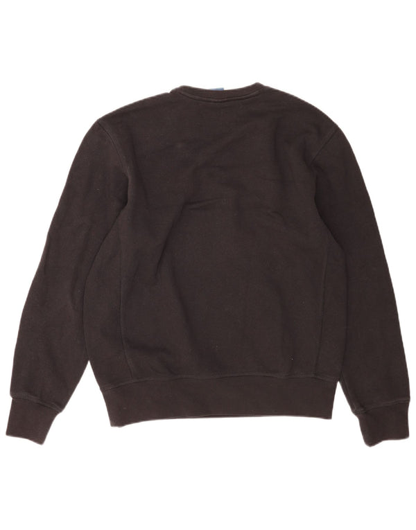 REEBOK Herre Sweatshirt Jumper Medium Sort Bomuld