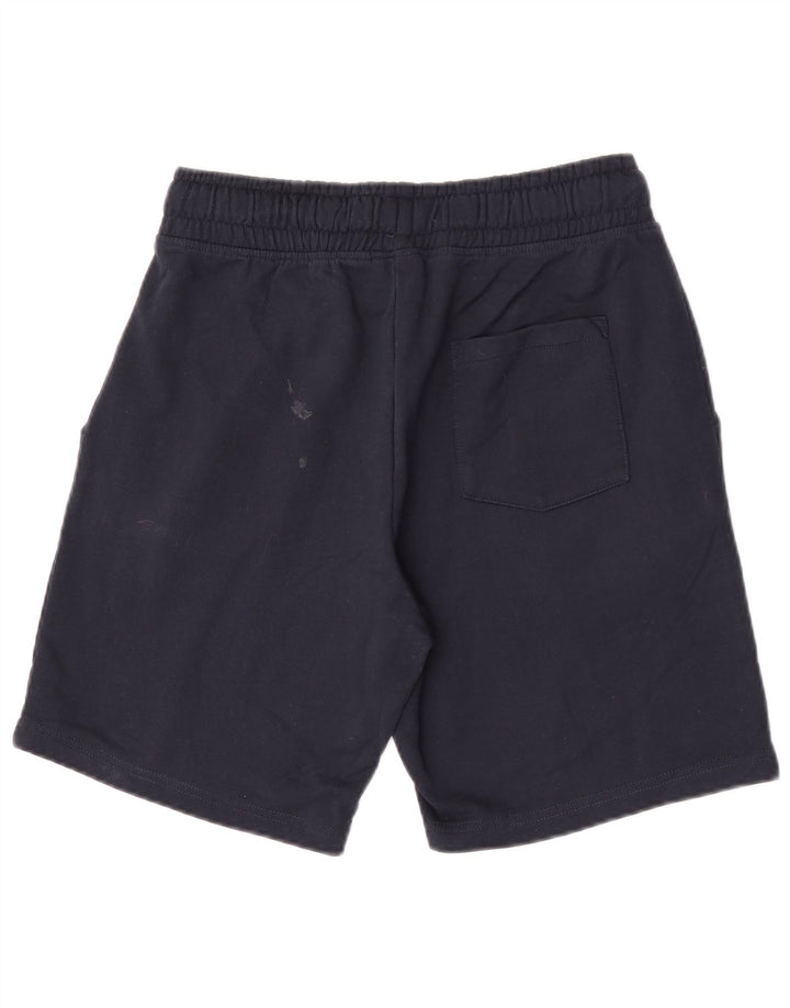 Vintage grafiske sportsshorts til mænd mellem marineblå bomuld