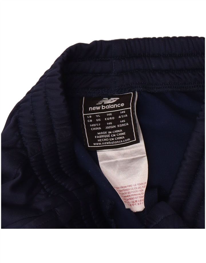 New Balance Boys Tracksuit Trousers 10-11 Years Large  Navy Blue Polyester