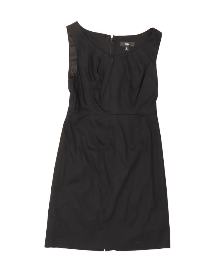 MOSSIMO Womens Sleeveless A-Line Dress US 8 Medium Black Cotton Vintage Mossimo and Second-Hand Mossimo from Messina Hembry 